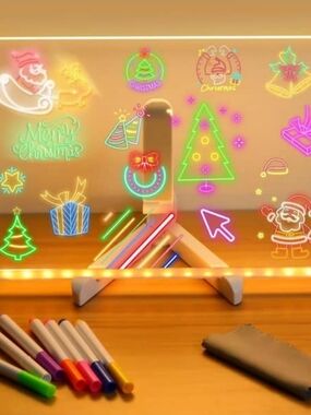 LED Drawing Board with 7 Markers